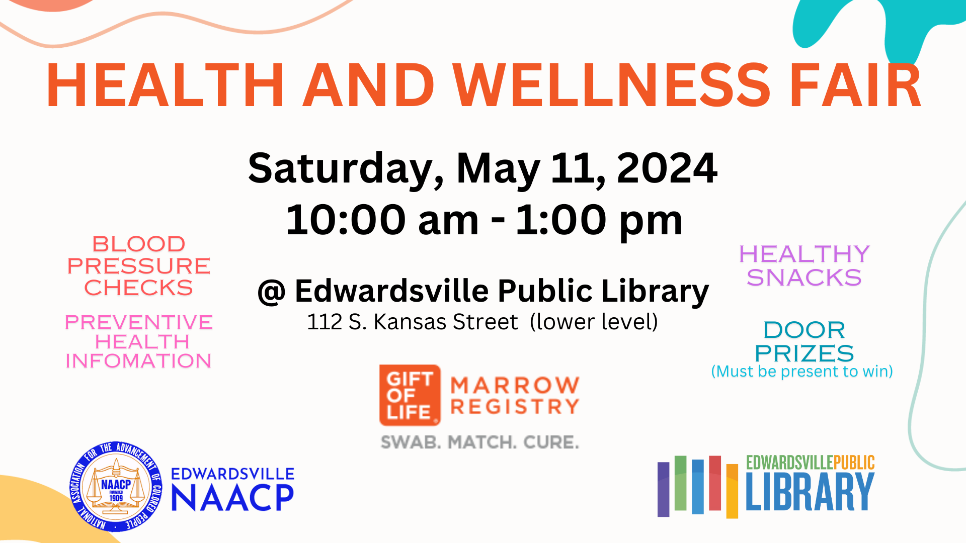 NAACP Health Fair | Edwardsville Public Library