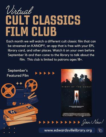 Virtual Film Club for September Night of the Comet