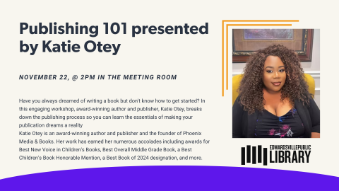 Publishing 101 presented by Katie Otey