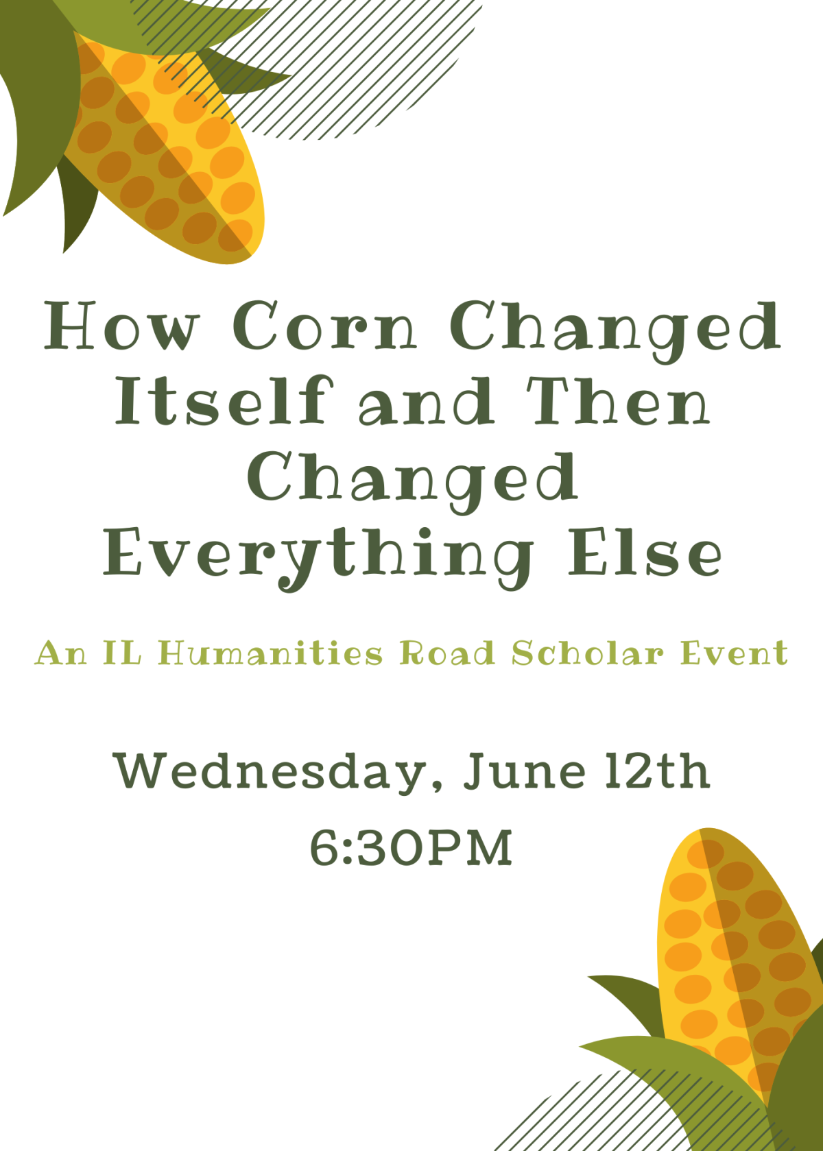 corn program flyer